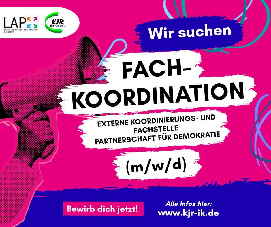 Stellenangebot Fachkoordination Partnerschaft für Demokratie im Ilm-Kreis